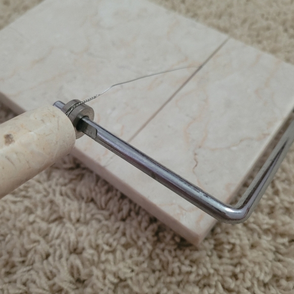 Marble Cheese Slicer Board with Blade/Handle Serverware Party Hosting - Picture 10 of 10